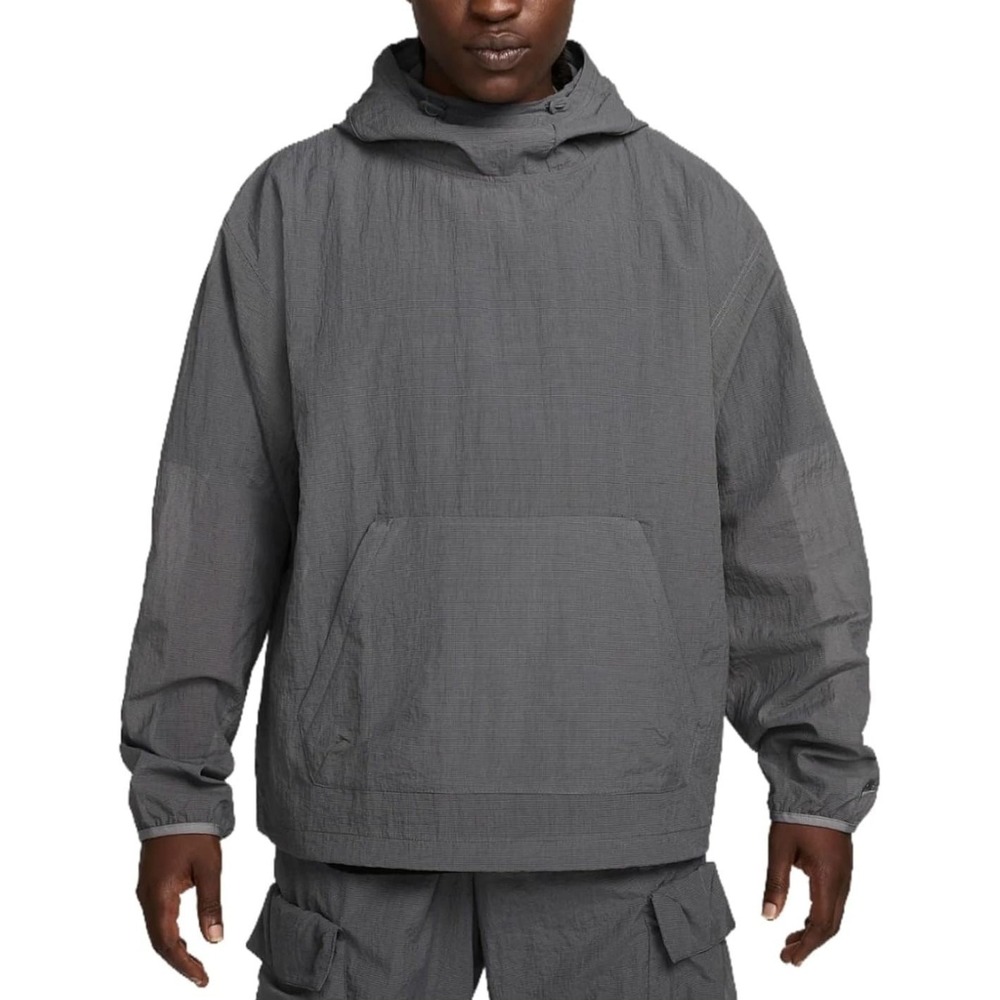 Nike Tech Pack Woven Mesh Pullover Hoodie Lightweight FN2632 068 Medium NWT $130